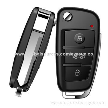 High-capacity Night Vision Motion Sensor 1,080P Full HD Car Keychain Mini Cameras, 5V DC Voltage